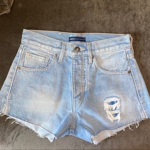 Levis High-Waisted Shorts